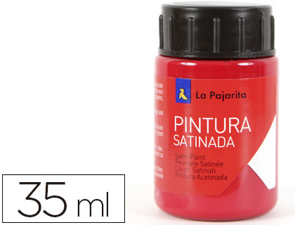 Pintura látex La Pajarita carmín 35ml.